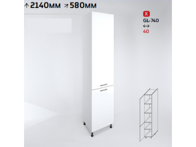 Висок шкаф/колона GLORY GL-740 Висок шкаф/колона GLORY GL-740